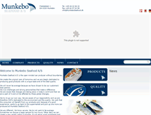 Tablet Screenshot of munkeboseafood.dk